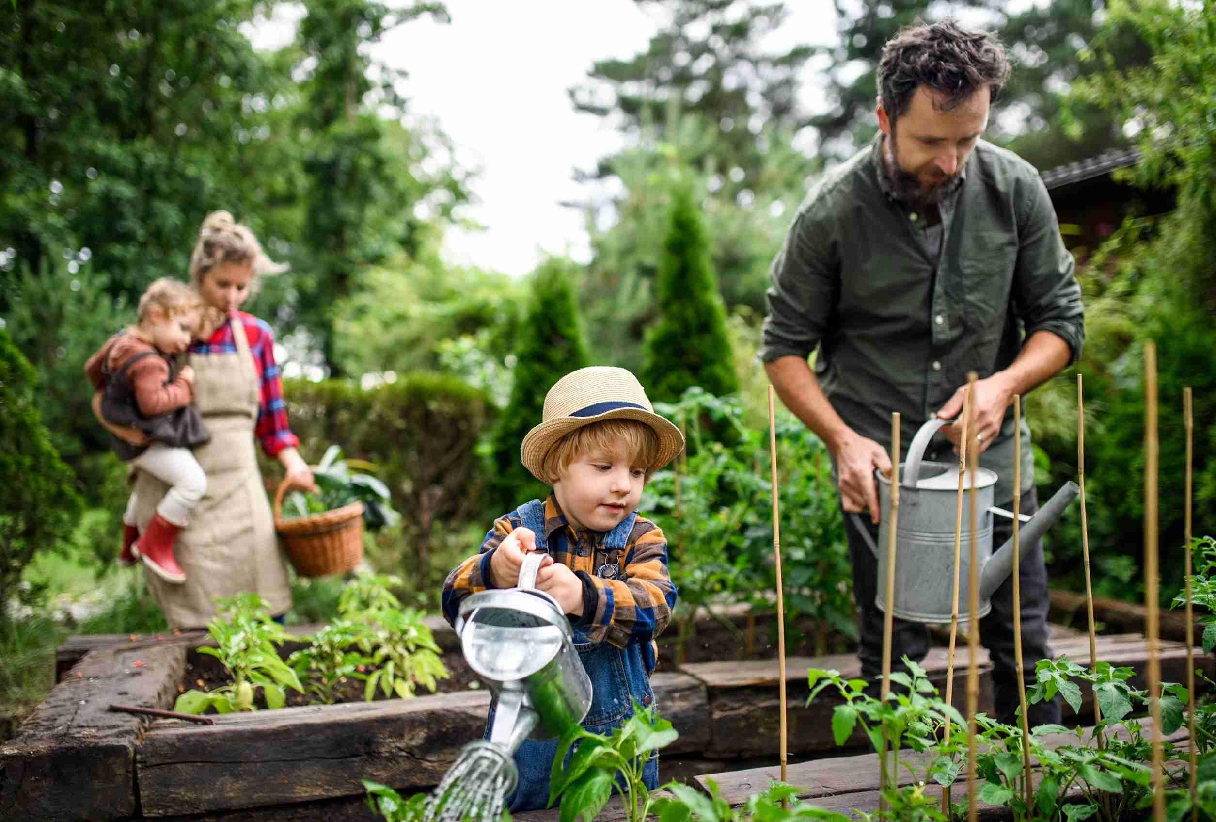 family gardening